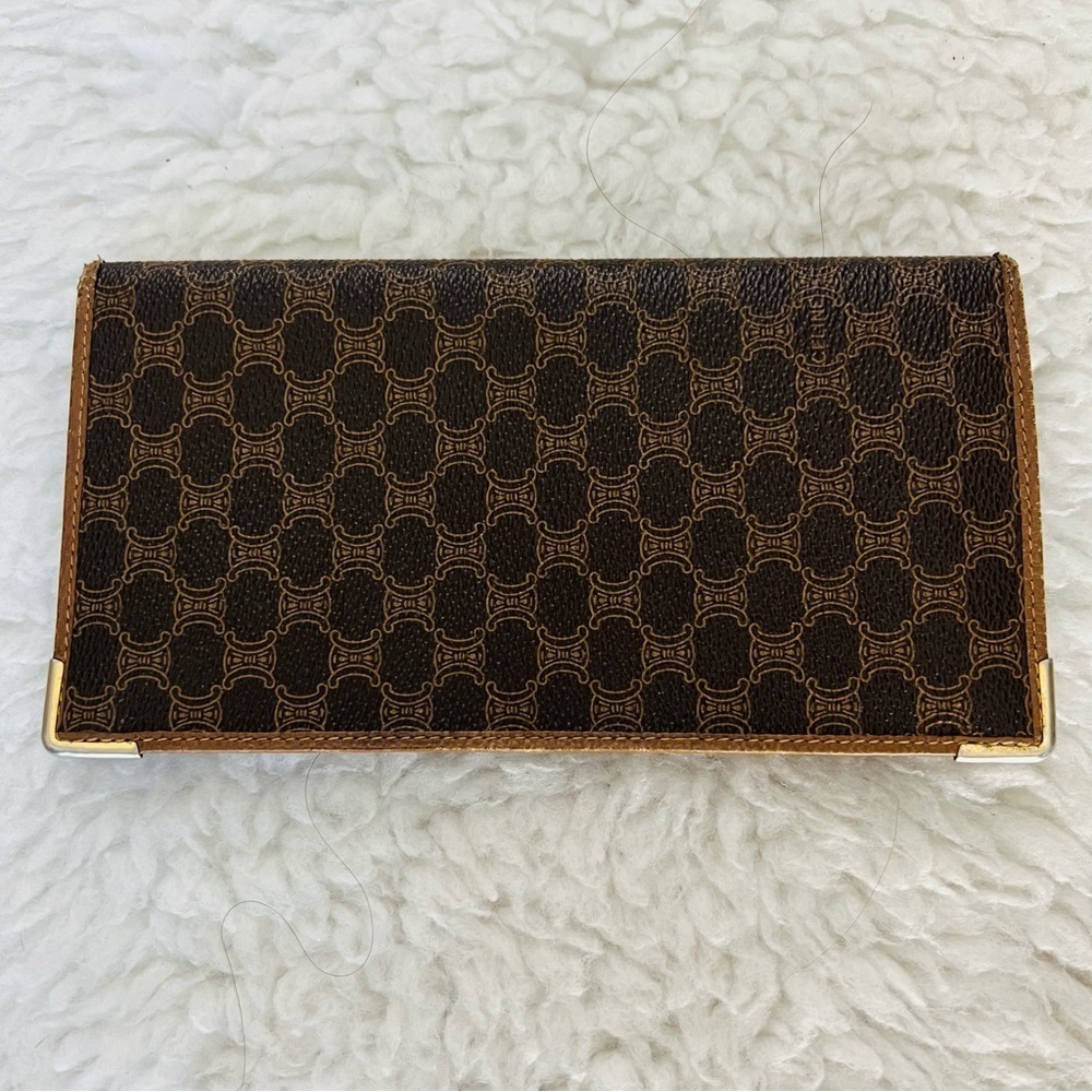CELINE PARIS Macadam Italy M05 bifold Unisex long Wallet